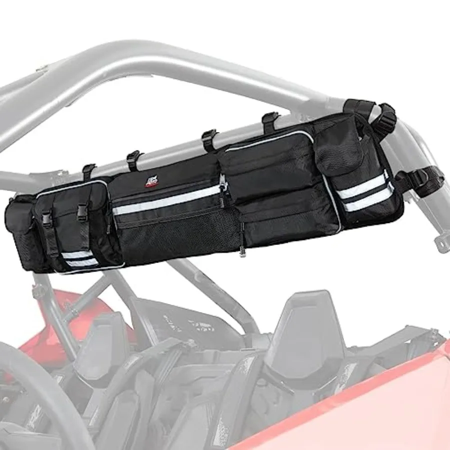 Universal UTV Roll Cage Organizer Upgrade Zipper Rear Storage Bag Gear bags with Reflective Strip Compatible with Ranger RZR Pi
Universal UTV Roll Cage Organizer Upgrade Zipper Rear Storage Bag Gear bags with Reflective Strip Compatible with Ranger RZR Pi