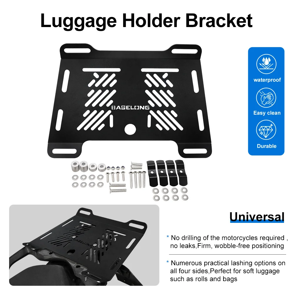 Universal Motorcycle Rear Luggage Rack For SUZUKI SV650 TIGER660 800 Carrier Support Shelf Case Holder Trunk Frame Plate Bracket
Universal Motorcycle Rear Luggage Rack For SUZUKI SV650 TIGER660 800 Carrier Support Shelf Case Holder Trunk Frame Plate Bracket