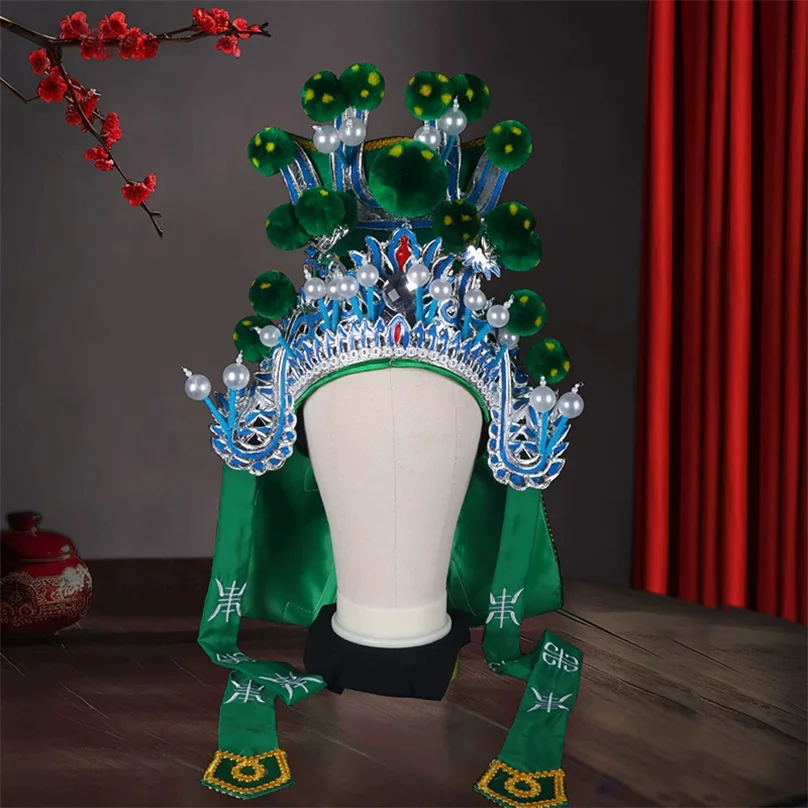 Ancient China Unique Male Head-Dress Chinese Opera Martial Generals Hat and Peking Opera Head wear Stage Performance Headdress
Ancient China Unique Male Head-Dress Chinese Opera Martial Generals Hat and Peking Opera Head wear Stage Performance Headdress