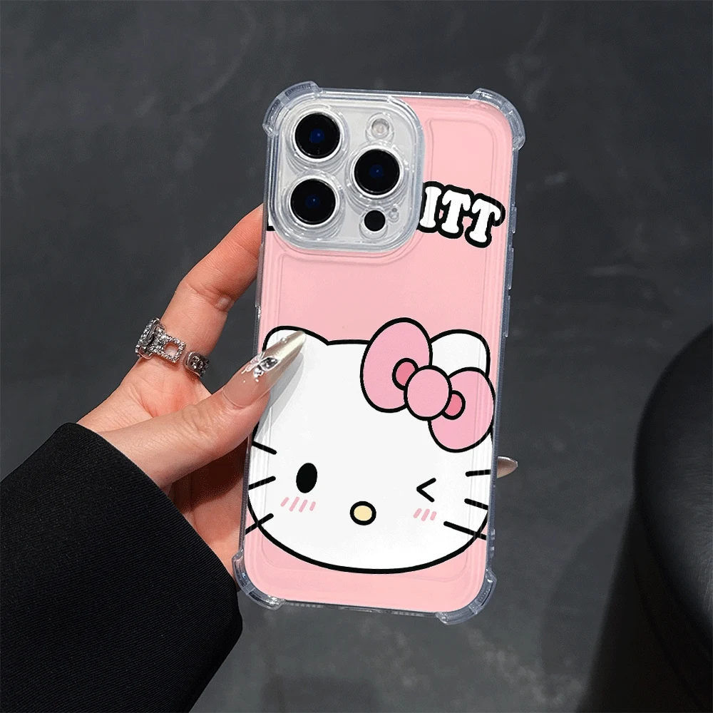 Чехлы для телефонов Hello Kitty для IPhone 15 Pro Max IPhone 16/15/14/13/12/11/x/xs/xs Max, прозрачный чехол для телефона Sanrio KT, подарок
Чехлы для телефонов Hello Kitty для IPhone 15 Pro Max IPhone 16/15/14/13/12/11/x/xs/xs Max, прозрачный чехол для телефона Sanrio KT, подарок