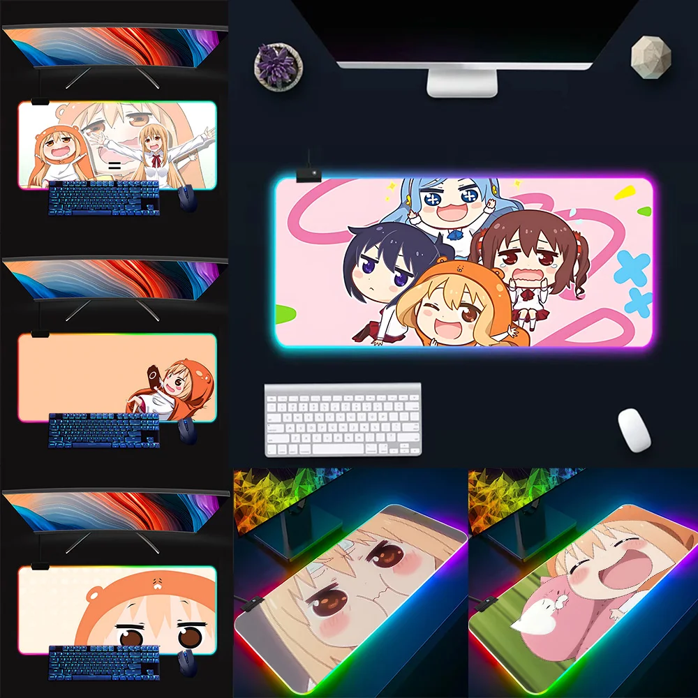 Химото! Umaru-chan RGB ПК геймерская клавиатура коврик для мыши коврик для мыши светодиодный светящийся коврик для мыши резиновый игровой компьютерный коврик для мыши
Химото! Umaru-chan RGB ПК геймерская клавиатура коврик для мыши коврик для мыши светодиодный светящийся коврик для мыши резиновый игровой компьютерный коврик для мыши