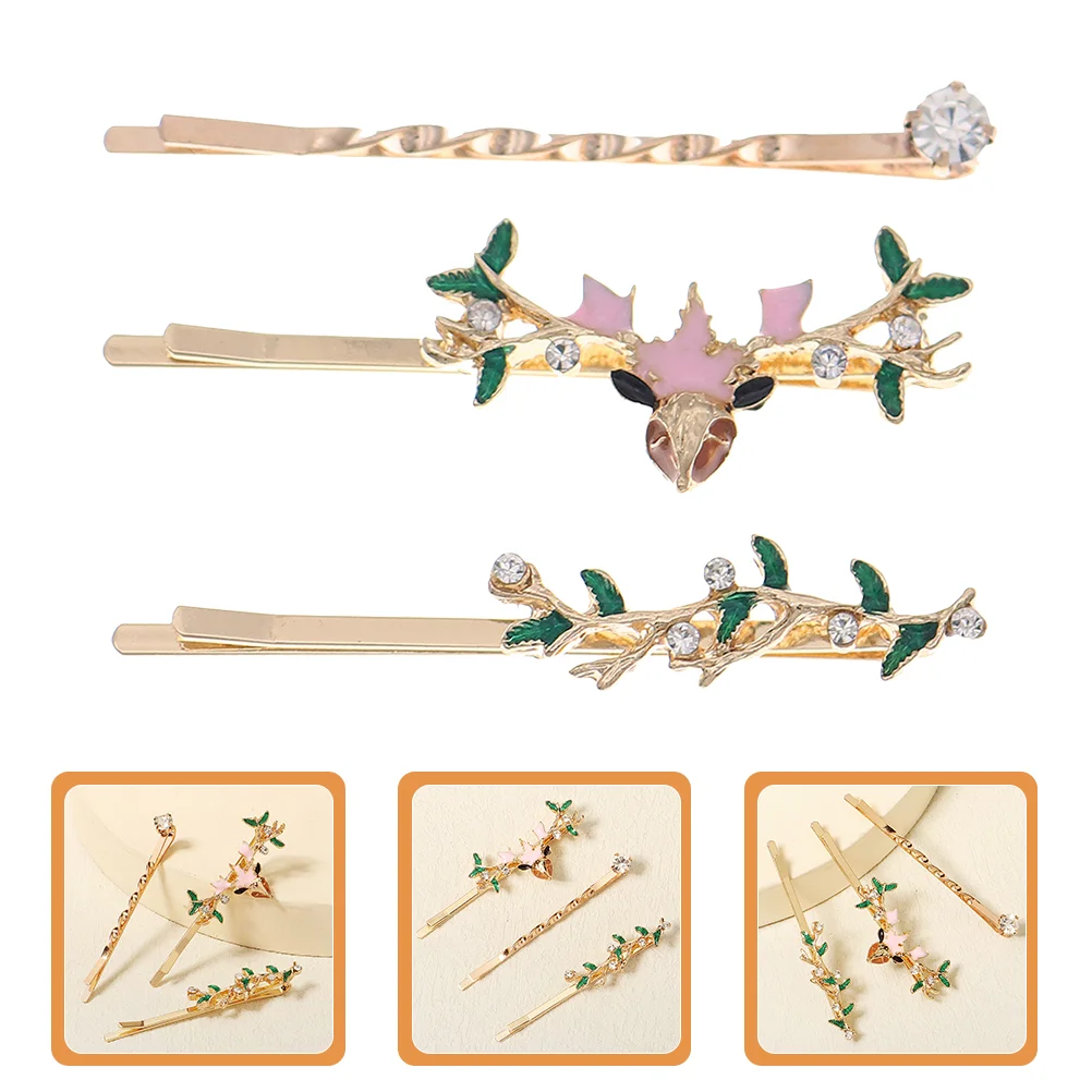 3 Pcs Gold Metal Hair Rhinestones Bobby Side Clips for Women Delicate Shiny Decorative Hair Accessories Suitable
3 Pcs Gold Metal Hair Rhinestones Bobby Side Clips for Women Delicate Shiny Decorative Hair Accessories Suitable