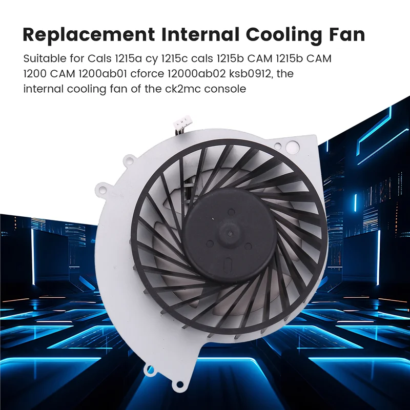 Ksb0912he-Ck2mc Internal Cooling Fan For Sony Ps4 Cuh-12Xx Cuh-1215A Cuh-1215B Cuh-1200 Cuh-1200Ab01 Cuh-1200Ab02 Console With R
Ksb0912he-Ck2mc Internal Cooling Fan For Sony Ps4 Cuh-12Xx Cuh-1215A Cuh-1215B Cuh-1200 Cuh-1200Ab01 Cuh-1200Ab02 Console With R