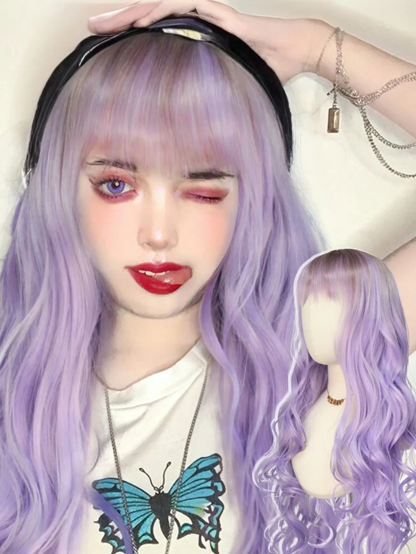 Dreamy Long - Curly Gradient Wigs, Unlock Romantic Vibe with One Click, Every Strand is A Signal of Heart - Flutter..
Dreamy Long - Curly Gradient Wigs, Unlock Romantic Vibe with One Click, Every Strand is A Signal of Heart - Flutter..