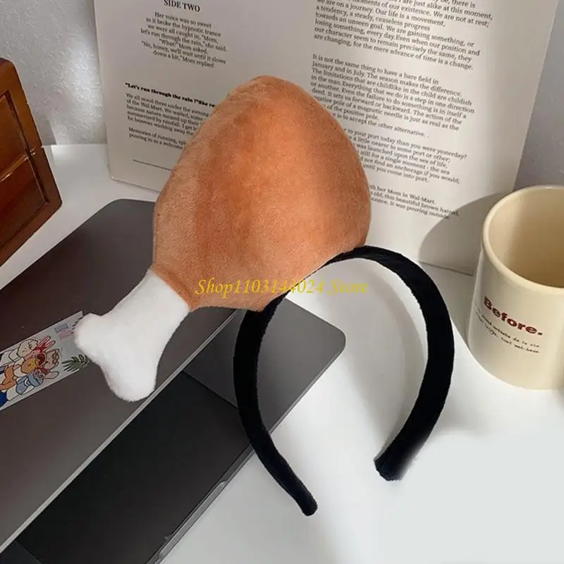 N5KE Spoof Turkey Leg Hairhoop Plush Chicken Leg Headband Cosplay Lovely Headdress Adult Kids Funny Headpieces
N5KE Spoof Turkey Leg Hairhoop Plush Chicken Leg Headband Cosplay Lovely Headdress Adult Kids Funny Headpieces