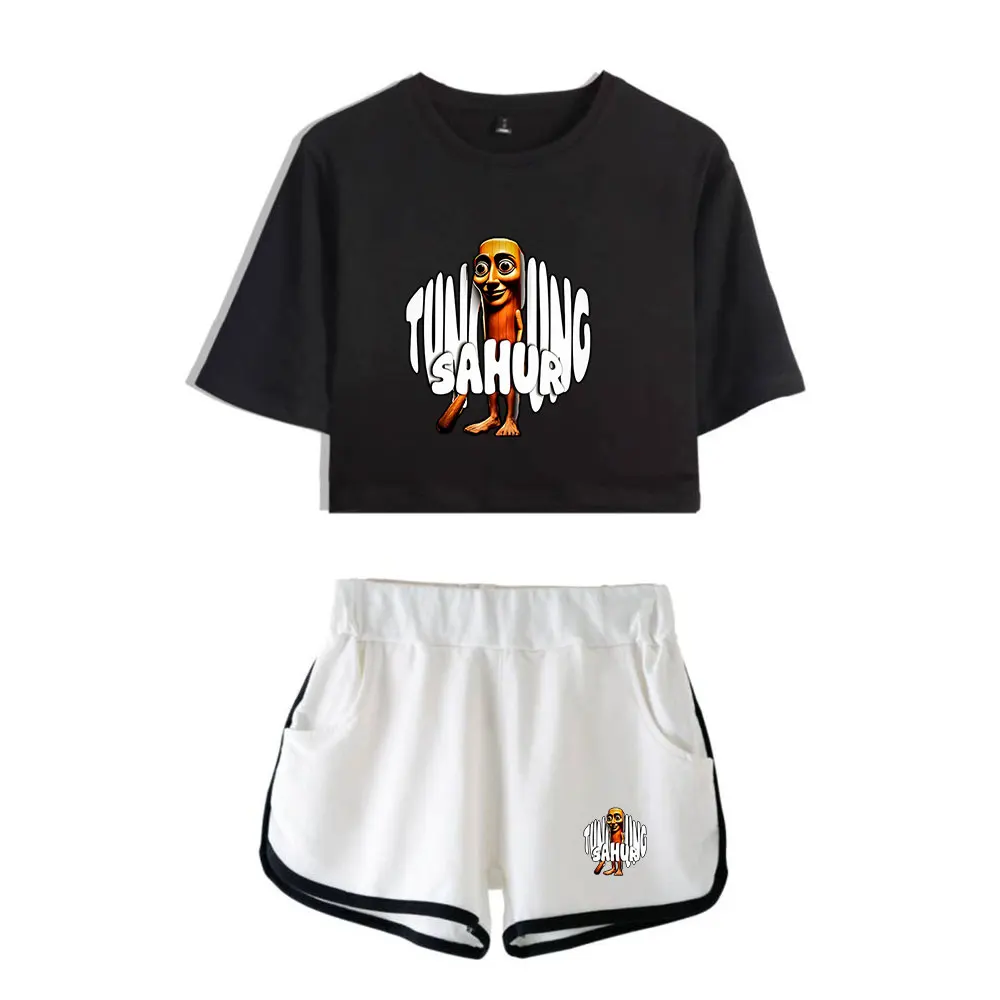 TUNG TUNG TUNG SAHUR Merch Топы Комплект из двух предметов Шорты + милая футболка Harajuku Уличная одежда Комплекты для девочек Повседневная одежда
TUNG TUNG TUNG SAHUR Merch Топы Комплект из двух предметов Шорты + милая футболка Harajuku Уличная одежда Комплекты для девочек Повседневная одежда