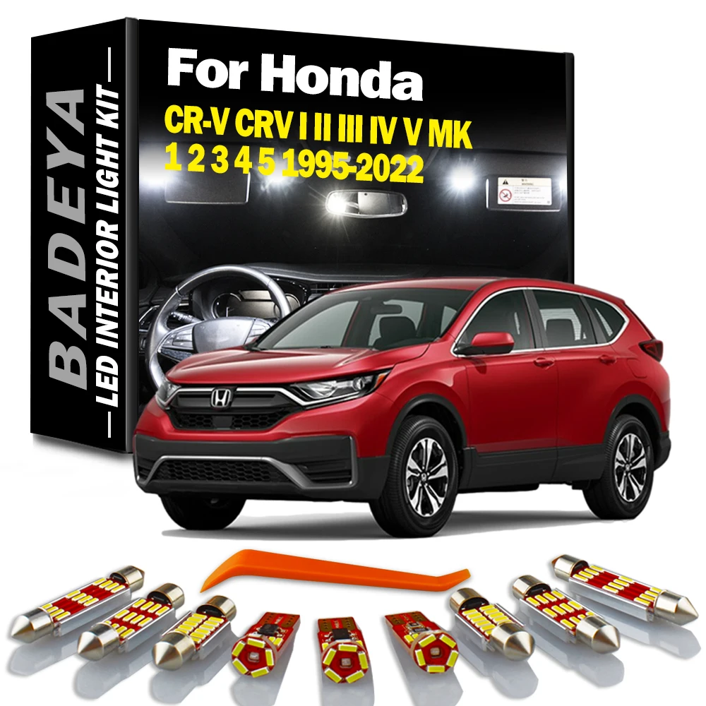 Комплект светодиодного внутреннего купольного освещения BADEYA для Honda CR-V CRV I II III IV V MK 1 2 3 4 5 1995-2018 2019 2020 2021 2022 Аксессуары
Комплект светодиодного внутреннего купольного освещения BADEYA для Honda CR-V CRV I II III IV V MK 1 2 3 4 5 1995-2018 2019 2020 2021 2022 Аксессуары