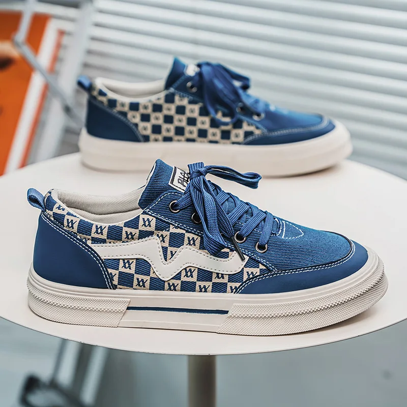 2025 New Design Fashion Men's Skateboarding Shoes Breathable Canvas Sneakers Men Non-slip Sports Shoes Men zapatos de skateboard
2025 New Design Fashion Men's Skateboarding Shoes Breathable Canvas Sneakers Men Non-slip Sports Shoes Men zapatos de skateboard