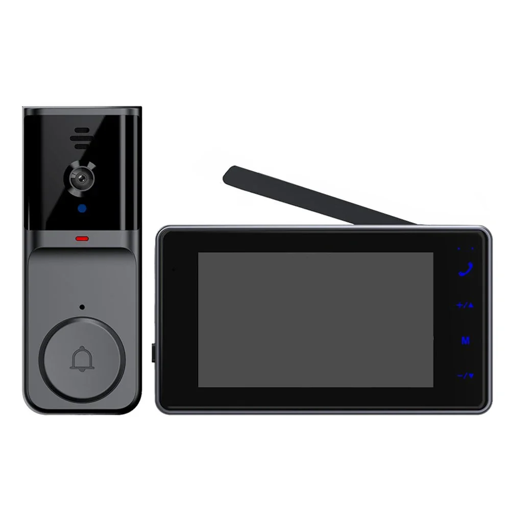 Home Security 10.8*4*1.7cm Smart Intercom Doorbell 4.3 Inch Touch Screen Doorbell Two-way Intercom 4.3 Inch Touch Display
Home Security 10.8*4*1.7cm Smart Intercom Doorbell 4.3 Inch Touch Screen Doorbell Two-way Intercom 4.3 Inch Touch Display