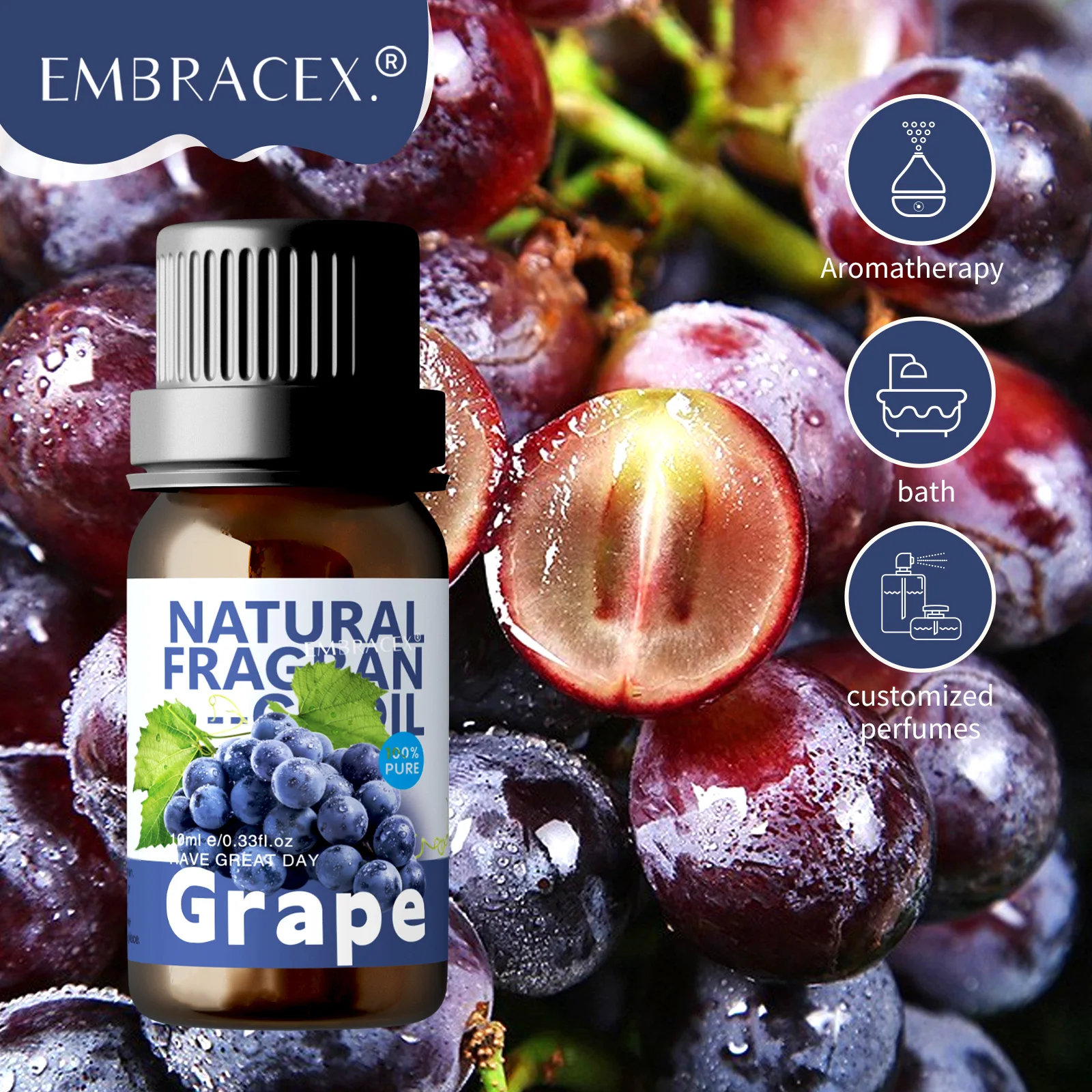 10ml Grape Essential Oils Grape Perfume Funny Gifts car smell home fragrances car scent aroma diffuser
10ml Grape Essential Oils Grape Perfume Funny Gifts car smell home fragrances car scent aroma diffuser