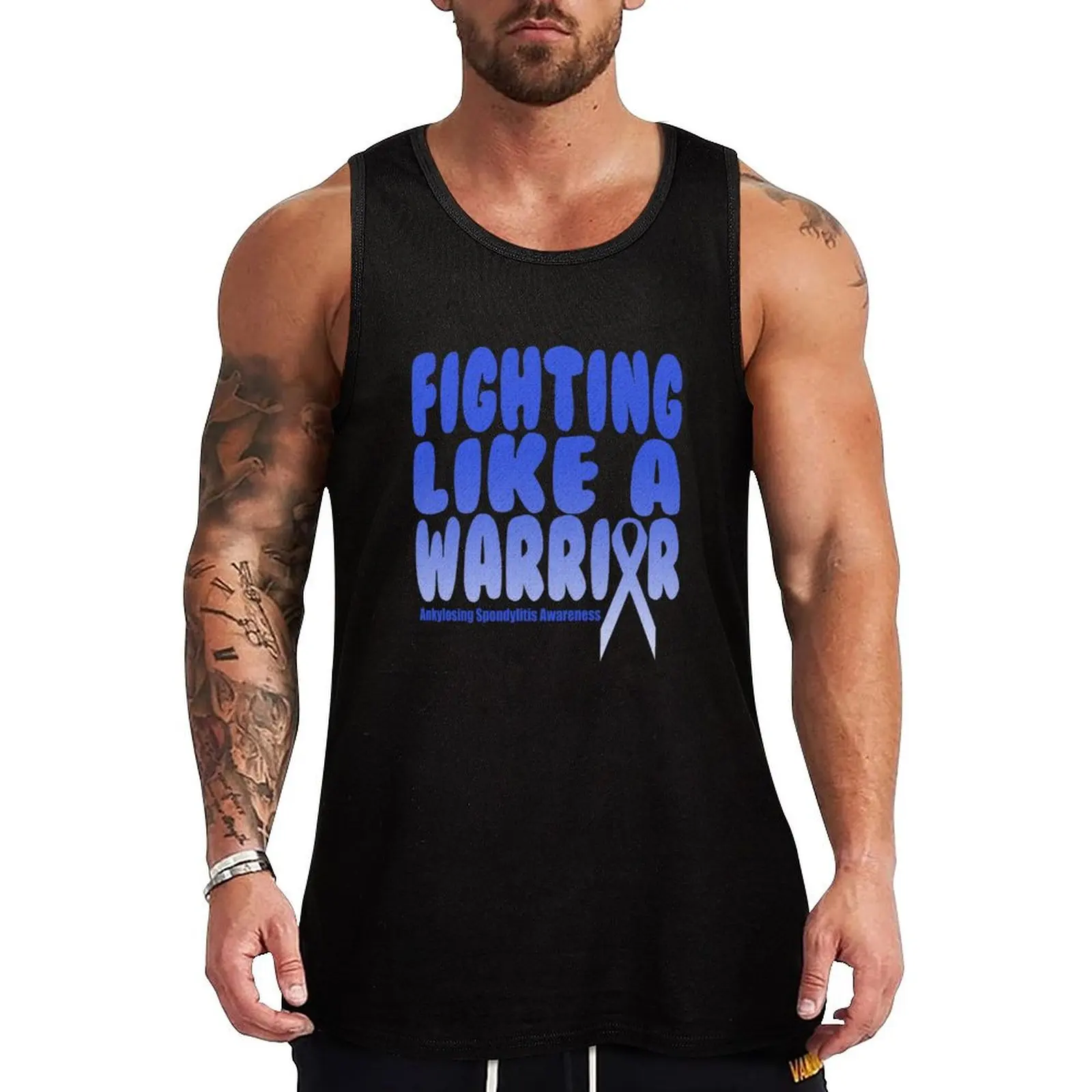 Fighting Like a Warrior! Ankylosing Spondylitis Awareness for All Tank Top bodybuilding t shirt Men's vest
Fighting Like a Warrior! Ankylosing Spondylitis Awareness for All Tank Top bodybuilding t shirt Men's vest