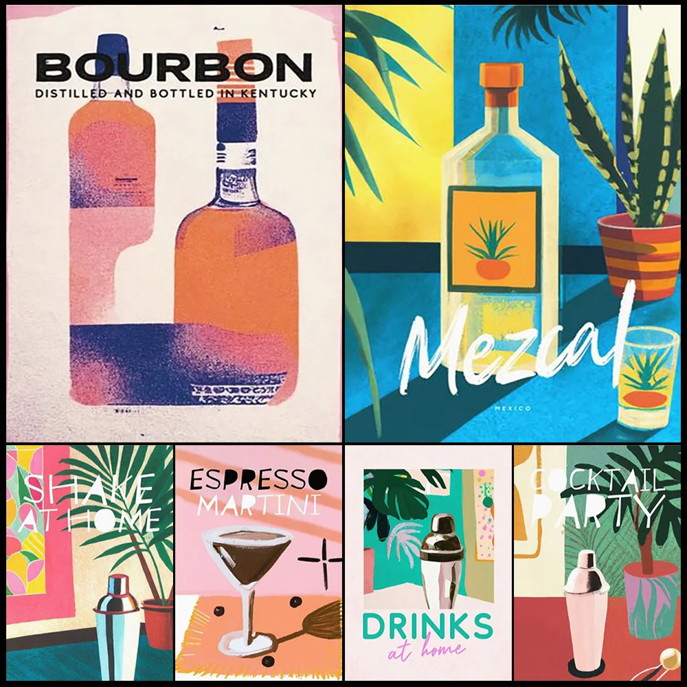 Cartoon Cocktail Whiskey Beverage Bar Poster Wall Art Canvas Painting Home Decor Posters Wall Pictures For Living Room Unframed
Cartoon Cocktail Whiskey Beverage Bar Poster Wall Art Canvas Painting Home Decor Posters Wall Pictures For Living Room Unframed