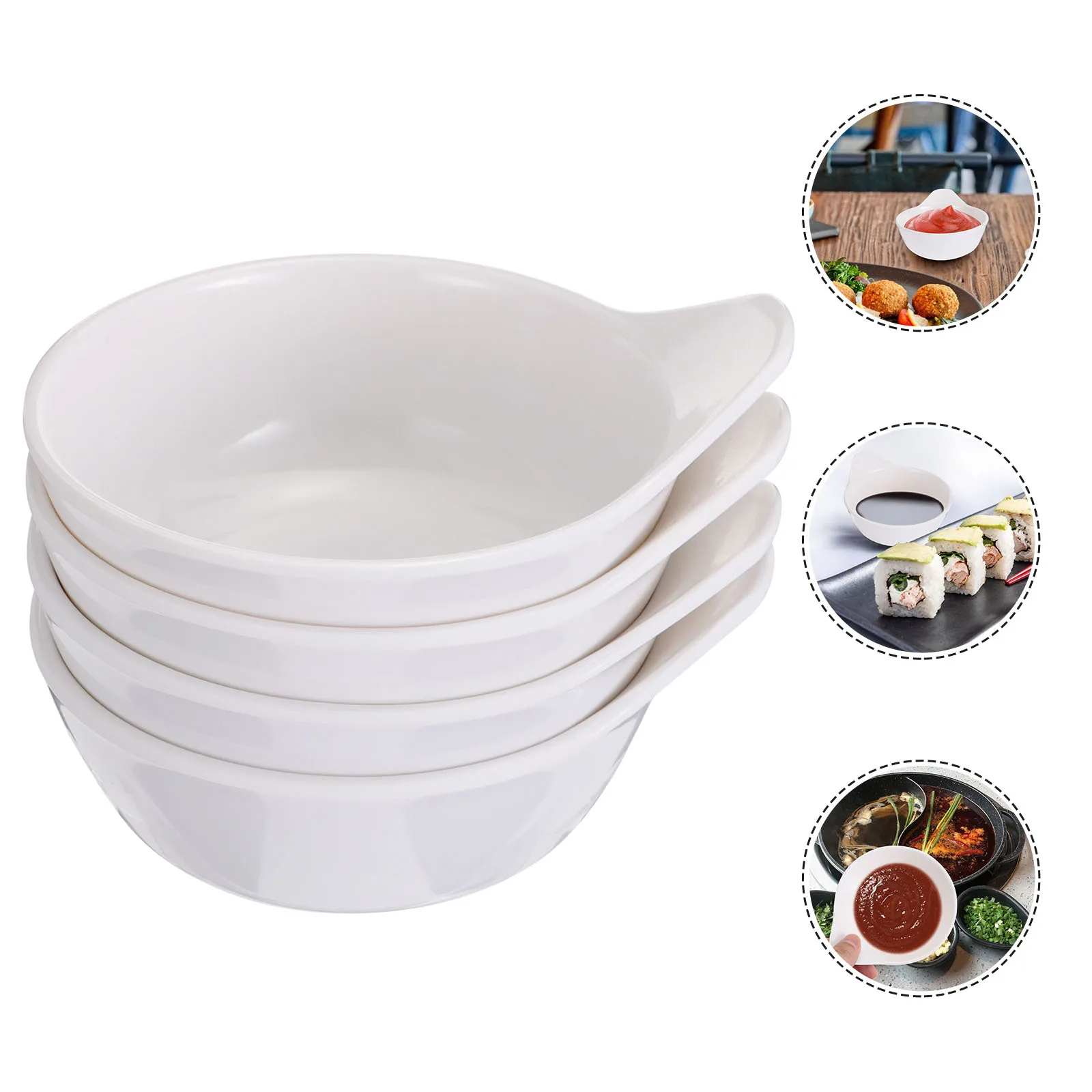 4 pcs Plastic Sauce Dish Hot Pot Seasoning Bowl Imitation Porcelain Tableware For Kitchen Camping Bbq Home Restaurant Use
4 pcs Plastic Sauce Dish Hot Pot Seasoning Bowl Imitation Porcelain Tableware For Kitchen Camping Bbq Home Restaurant Use
