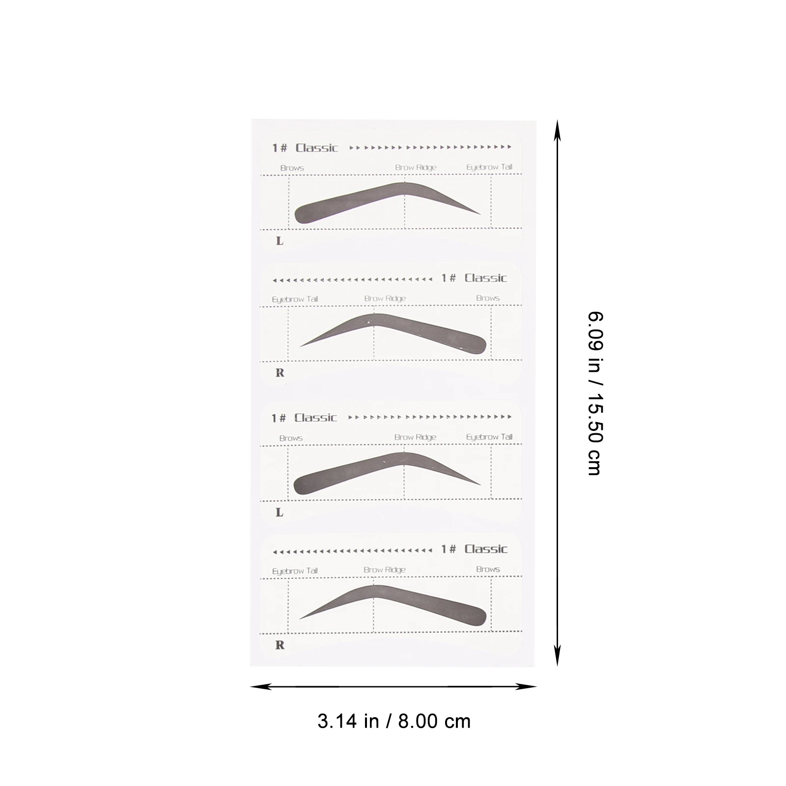 6 Pcs Eyebrow Patch Set Disposable Templates Stickers Shaping Kit Women Makeup Tools Mapping Ruler Eyebrow Stencil Paper Save
6 Pcs Eyebrow Patch Set Disposable Templates Stickers Shaping Kit Women Makeup Tools Mapping Ruler Eyebrow Stencil Paper Save