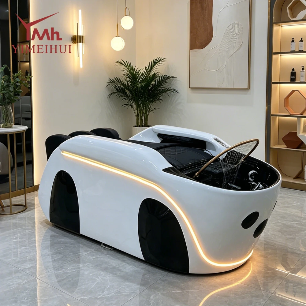 New Panda Style Electric Massage Shampoo Bed LED Light Hair Salon Washing Bed For High Quality Professional Hair Care Daily Uses
New Panda Style Electric Massage Shampoo Bed LED Light Hair Salon Washing Bed For High Quality Professional Hair Care Daily Uses