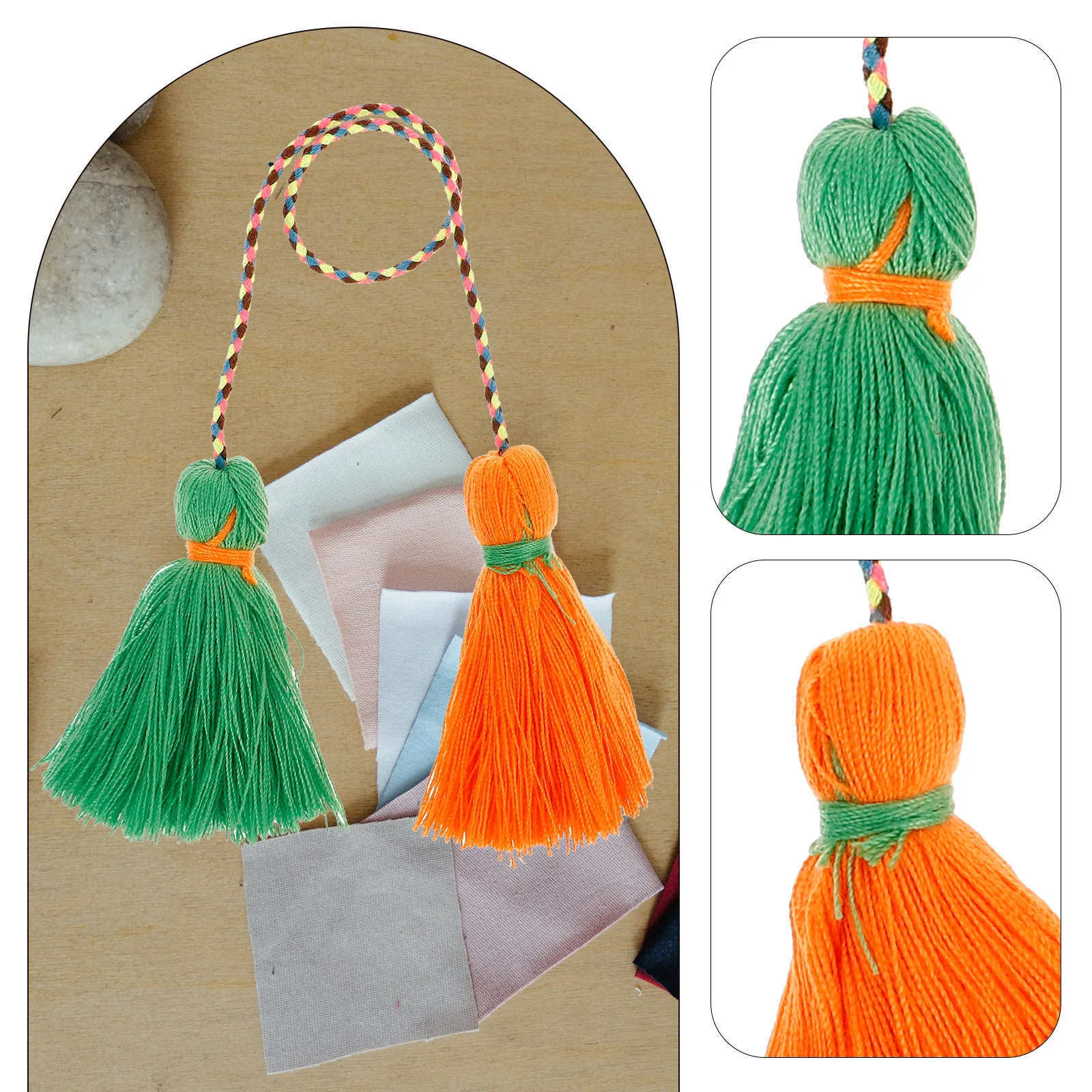 2Pcs Exquisite Handwoven Tassels for Home Decor Soft Comfortable Texture Multi-Functional Use in Any Room Tassels for Decoration
2Pcs Exquisite Handwoven Tassels for Home Decor Soft Comfortable Texture Multi-Functional Use in Any Room Tassels for Decoration