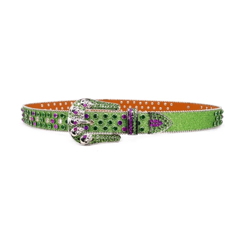 Wear Resistant Adult Belt with Diamond Skull Buckle Female Decorative PU Belt DXAA
Wear Resistant Adult Belt with Diamond Skull Buckle Female Decorative PU Belt DXAA