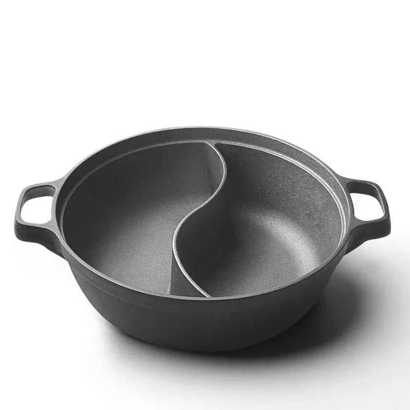 :Spoon Dish Hot Pot Divided Food Dishes Thickened Double Gas Chinese Hot Pot Ramen Induction Cast Iron Fondue Chinoise Cookware
:Spoon Dish Hot Pot Divided Food Dishes Thickened Double Gas Chinese Hot Pot Ramen Induction Cast Iron Fondue Chinoise Cookware