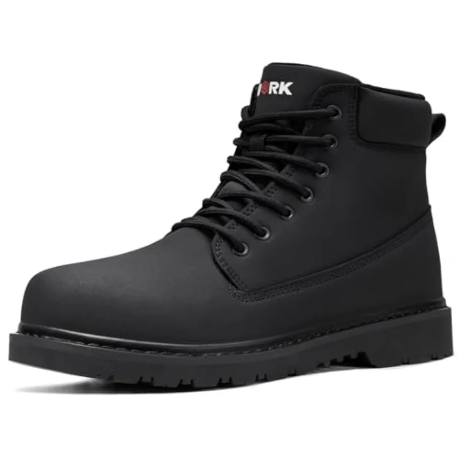 LARNMERN Soft Toe Work Boots Men Waterproof Non Slip Hiking Tactical Motorcycle Chukka Boot 6 Inch Leather Comfortable Shoes
LARNMERN Soft Toe Work Boots Men Waterproof Non Slip Hiking Tactical Motorcycle Chukka Boot 6 Inch Leather Comfortable Shoes