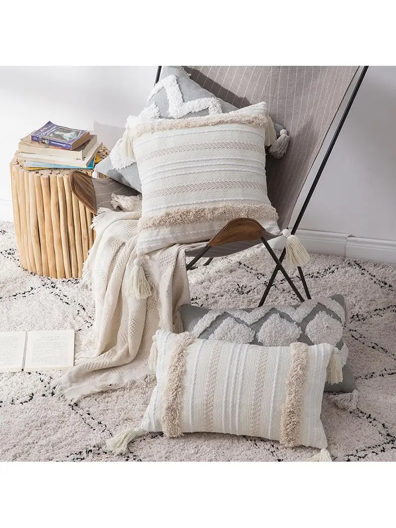 Style Flocking Sofa Pillow Office Chair Cushion Study Room Backrest Pillow Polyester Fiber Home Decorative Pillow
Style Flocking Sofa Pillow Office Chair Cushion Study Room Backrest Pillow Polyester Fiber Home Decorative Pillow