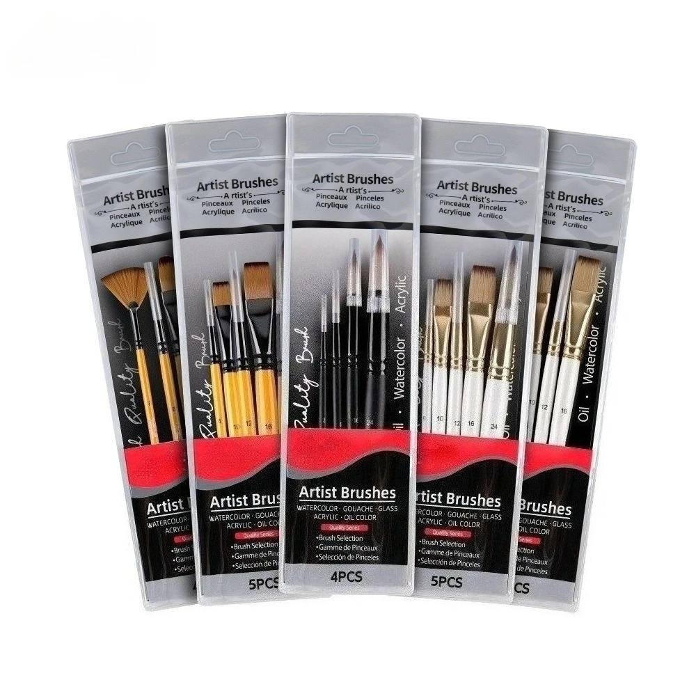 New Multiple Multifunctional Options Nylon Hair Oil Paint Brushshort Wooden Rod Art Raw Painting Acrylic Gouache Watercolor Set
New Multiple Multifunctional Options Nylon Hair Oil Paint Brushshort Wooden Rod Art Raw Painting Acrylic Gouache Watercolor Set