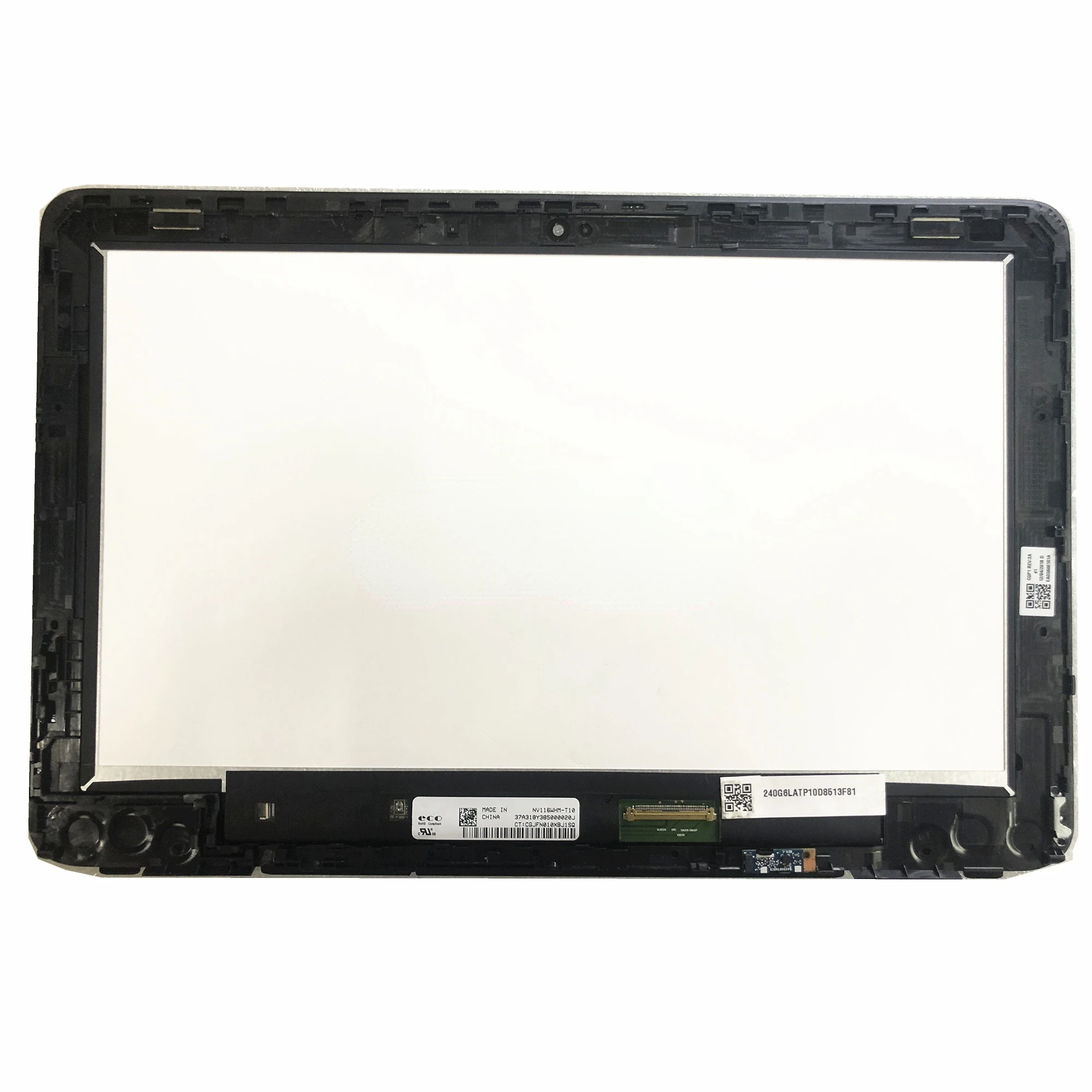 NV116WHM-T10 11.6'' Laptop LCD SCREEN Touch Screen Digitizer Assembly For HP Probook x360 11 G2 EE Frame Display
NV116WHM-T10 11.6'' Laptop LCD SCREEN Touch Screen Digitizer Assembly For HP Probook x360 11 G2 EE Frame Display