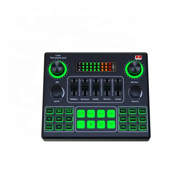 Ready to Ship Live V9s Mic Input Audio Mixer Console Mini Sound Card 
Ready to Ship Live V9s Mic Input Audio Mixer Console Mini Sound Card