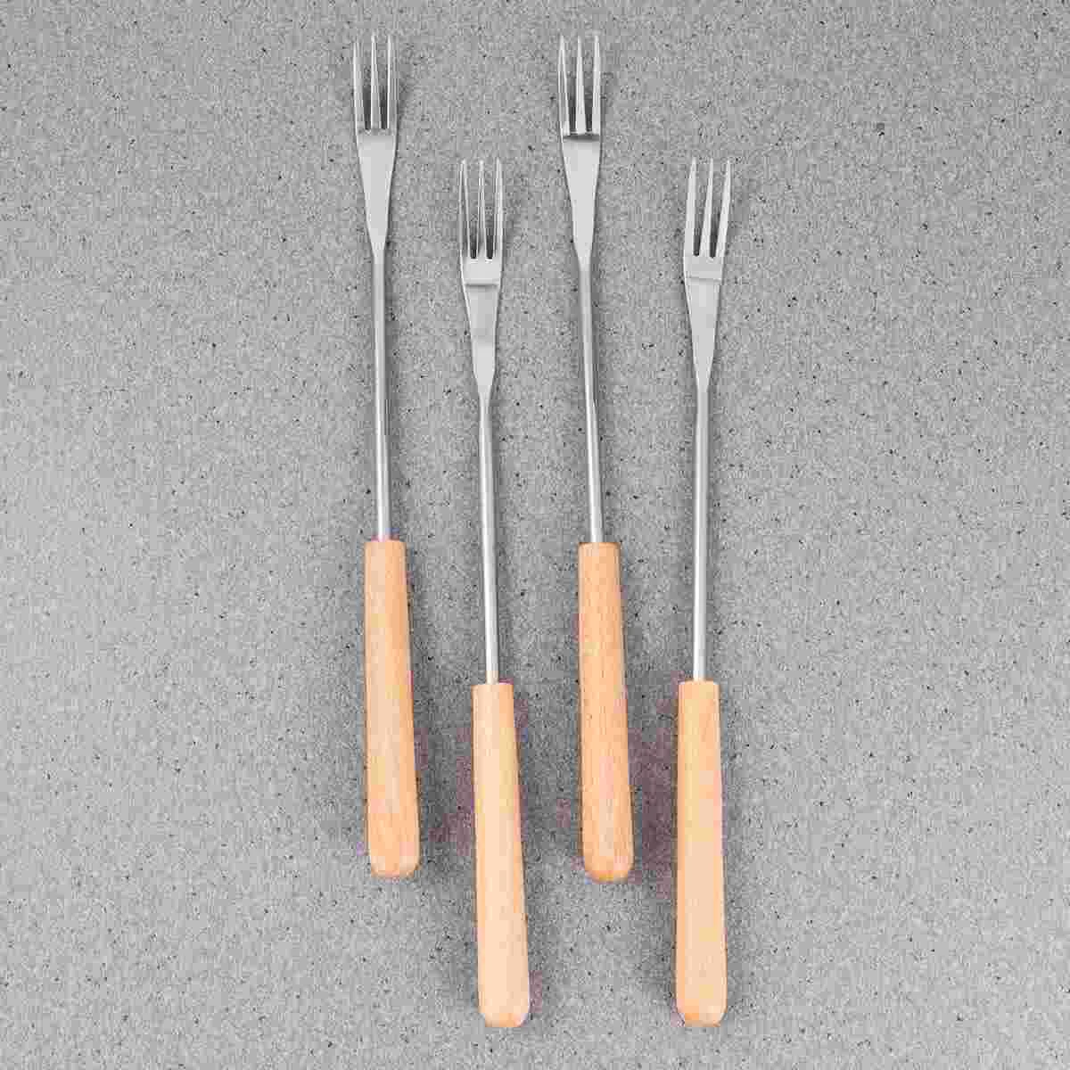6pcs Wood Handle Stainless Steel Fondue Forks Outdoor Barbecue Fork Kitchen Tool wood handle fork stainless steel fork
6pcs Wood Handle Stainless Steel Fondue Forks Outdoor Barbecue Fork Kitchen Tool wood handle fork stainless steel fork