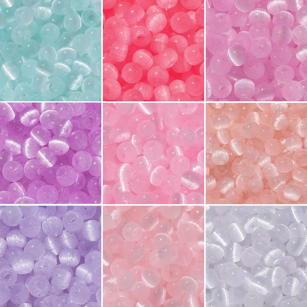 100pcs Cat Eye Glass Beads 4mm Mini Spacer Bead for Jewelry Making Crafts DIY Necklace Bracelet Accessories
100pcs Cat Eye Glass Beads 4mm Mini Spacer Bead for Jewelry Making Crafts DIY Necklace Bracelet Accessories