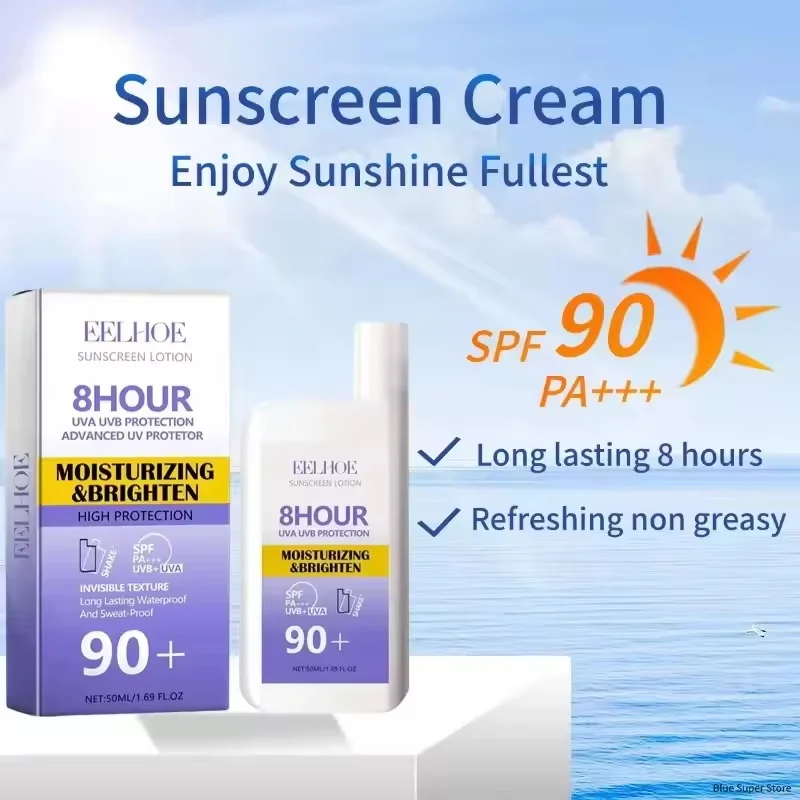 Sunscreen Cream Spf 90+ UV Protective Sunburn Repairing Cream Sun Block Isolation Lotion Moisturizing Oil-Control Face Body Care
Sunscreen Cream Spf 90+ UV Protective Sunburn Repairing Cream Sun Block Isolation Lotion Moisturizing Oil-Control Face Body Care