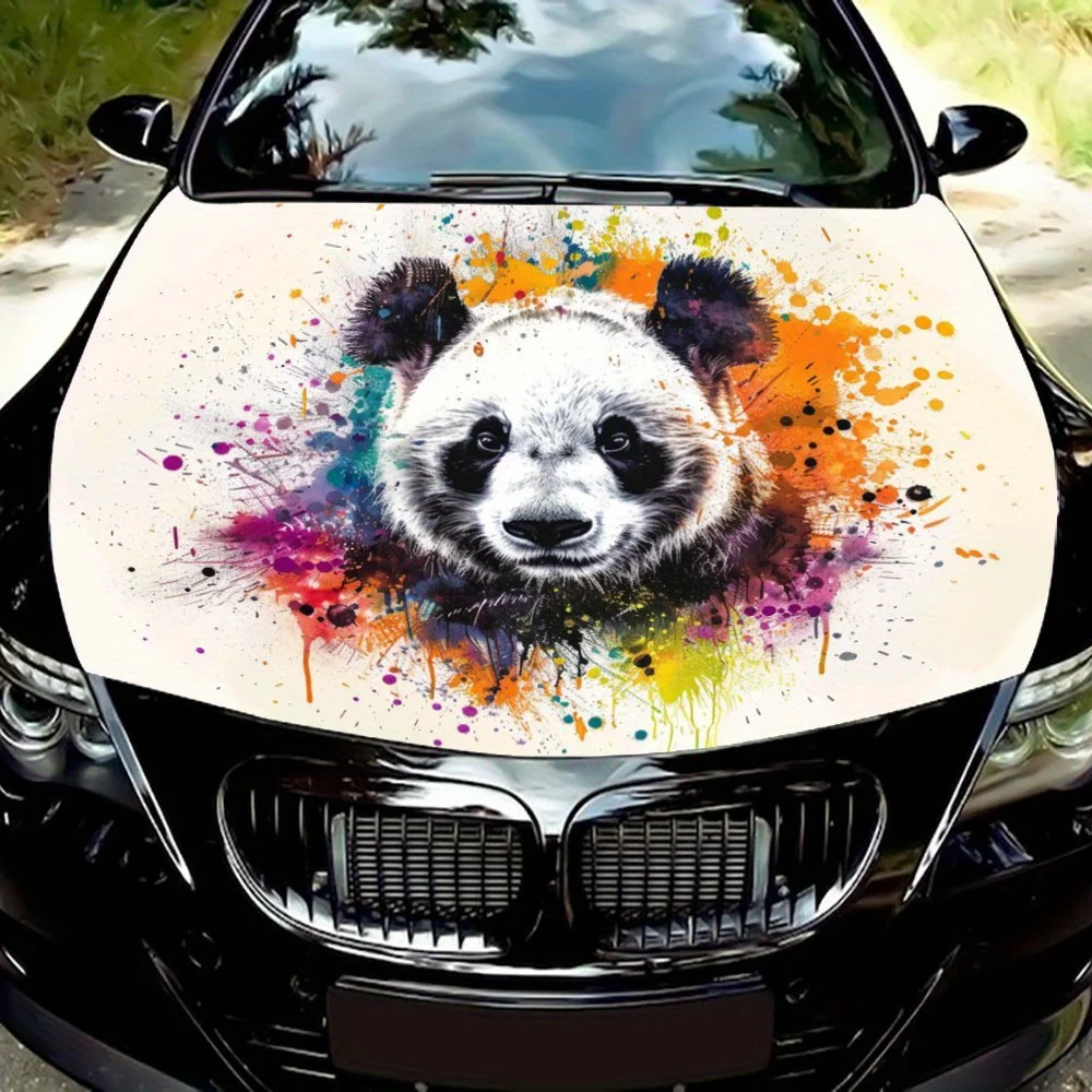 Fun color panda car engine hood sticker vinyl decal graphics, full of fantasy color;
Fun color panda car engine hood sticker vinyl decal graphics, full of fantasy color;