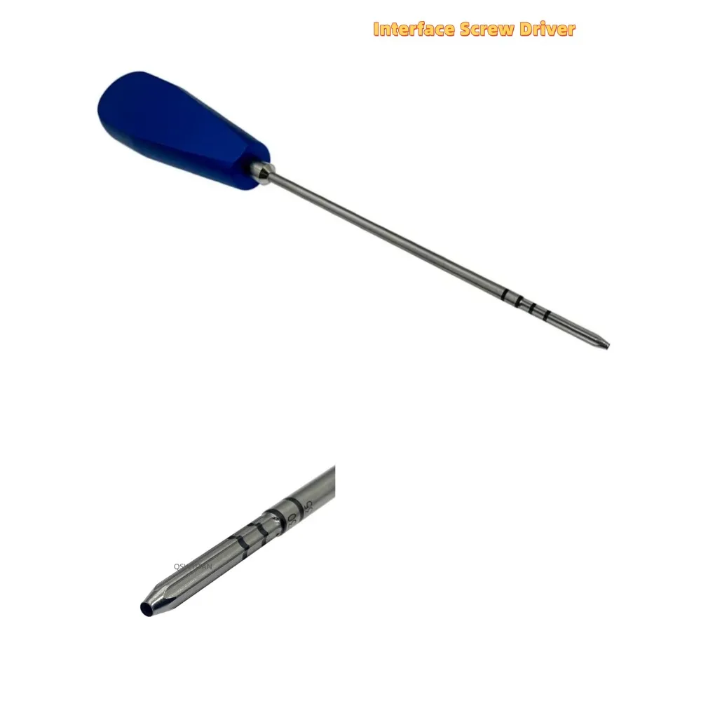 Stainless Steel Interface Screw Driver Arthroscopy Orthopedic Instrument
Stainless Steel Interface Screw Driver Arthroscopy Orthopedic Instrument