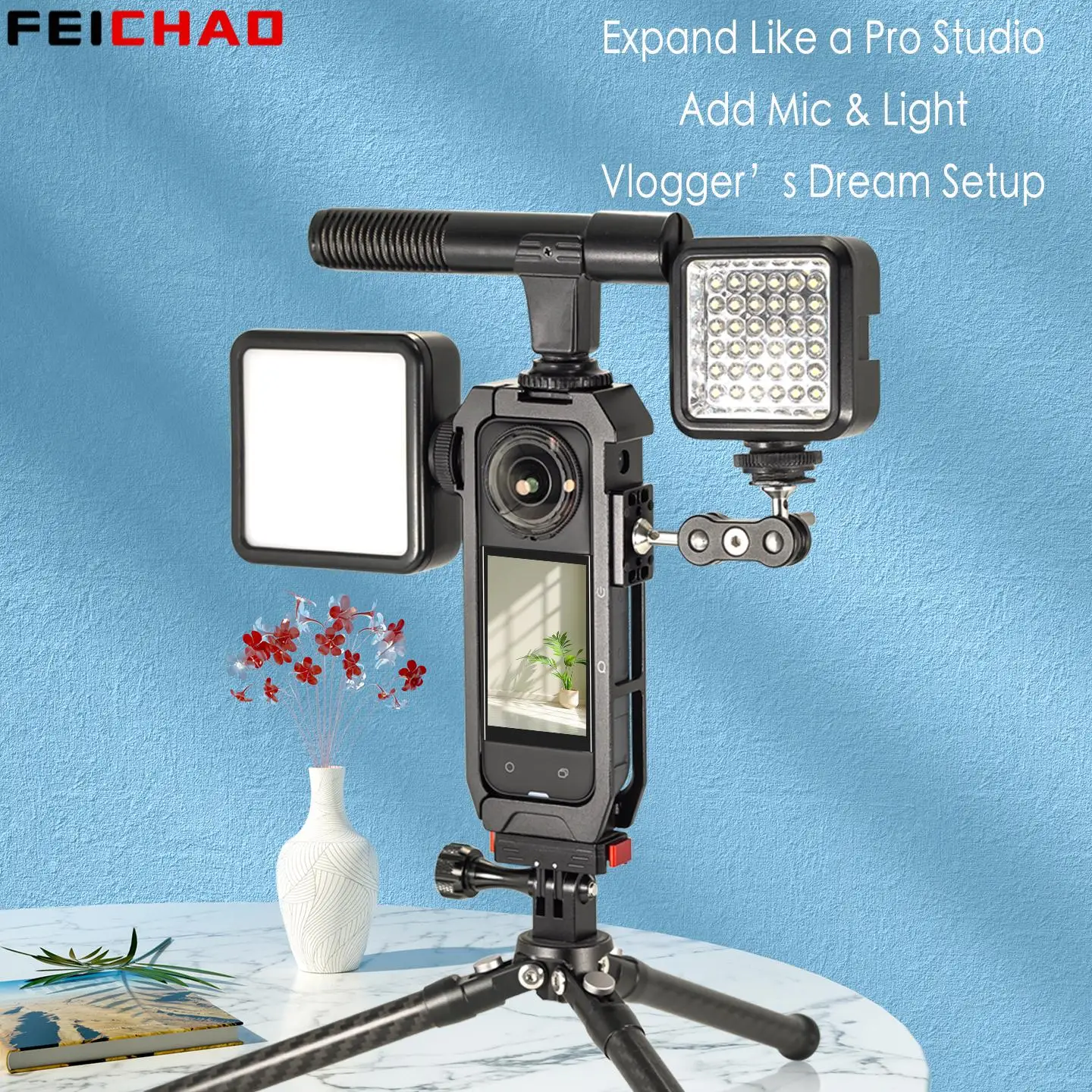 X5 Magnetic Quick Release Camera Cage Rig for Insta360 X5 Panoramic Horizontal Vertical Bracket Fast Switch Protective Frame
X5 Magnetic Quick Release Camera Cage Rig for Insta360 X5 Panoramic Horizontal Vertical Bracket Fast Switch Protective Frame