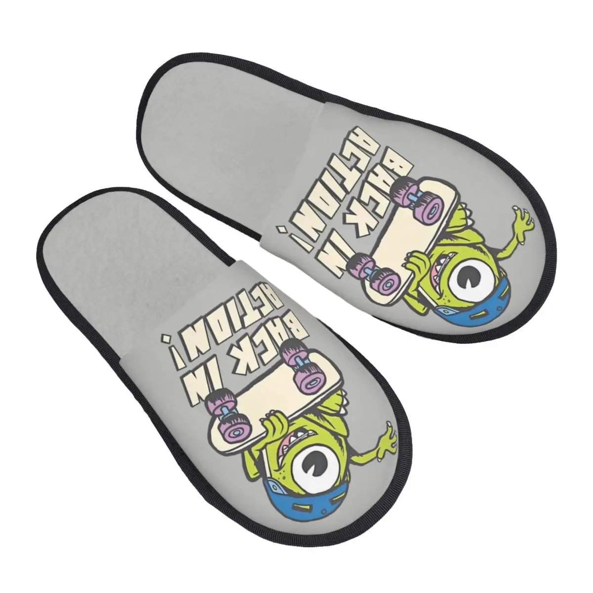 Домашние тапочки Университета монстров на заказ, женские удобные тапочки без шнуровки из пены с эффектом памяти, комедийные мультяшные тапочки для спальни
Домашние тапочки Университета монстров на заказ, женские удобные тапочки без шнуровки из пены с эффектом памяти, комедийные мультяшные тапочки для спальни