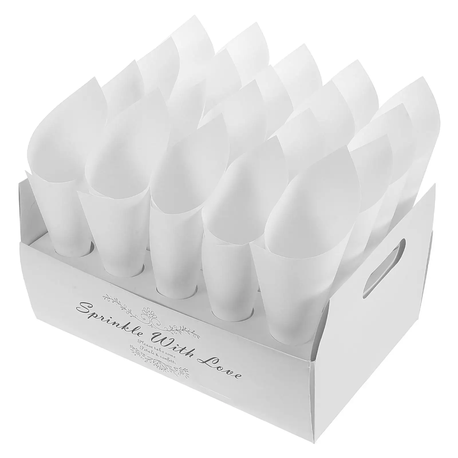 50Pcs Wedding Petal Cones Natural Paper Rose Petal Holders Party Decorations Flower Box Cone For Wedding Cones
50Pcs Wedding Petal Cones Natural Paper Rose Petal Holders Party Decorations Flower Box Cone For Wedding Cones