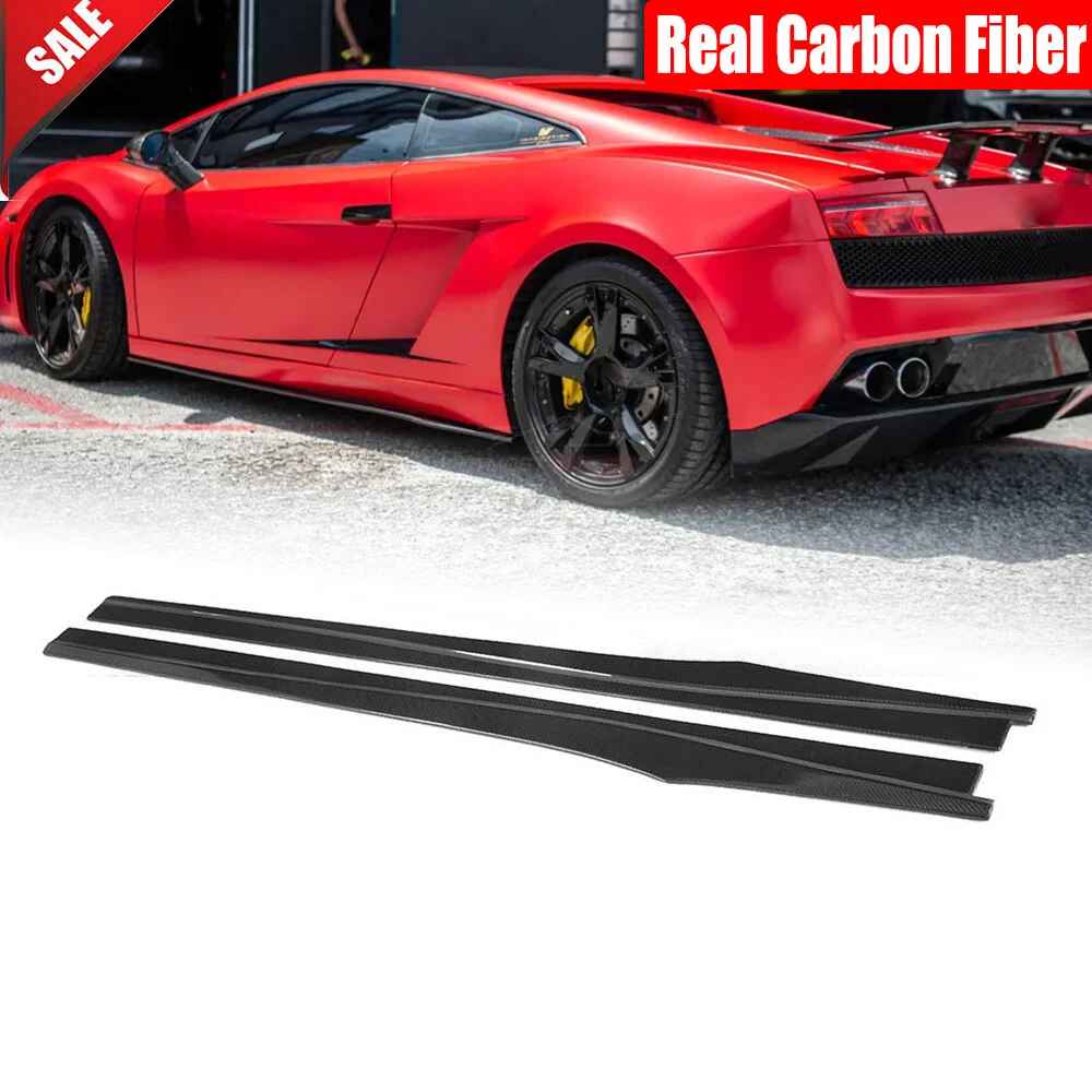 2PCS 2008-2014 For Lamborghini Gallardo LP550 LP560 LP570 Real Carbon Side Skirts Extension Spoiler Exterior Body Kit
2PCS 2008-2014 For Lamborghini Gallardo LP550 LP560 LP570 Real Carbon Side Skirts Extension Spoiler Exterior Body Kit