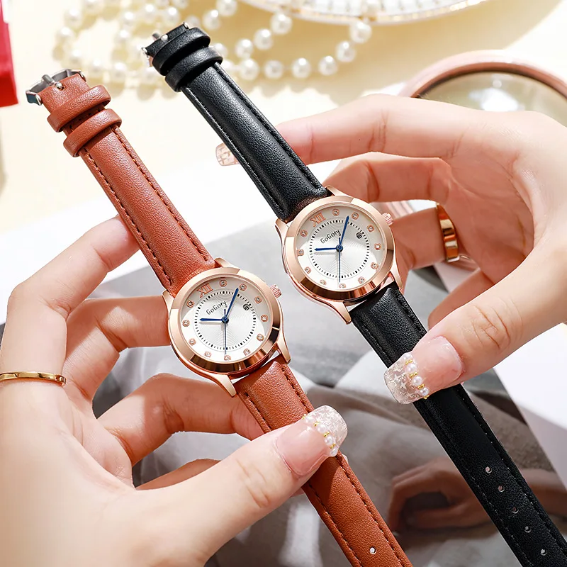 Элегантные женские часы с маленьким римским циферблатом, женские винтажные кожаные ремешки, деловые кварцевые наручные часы для девочек, подарки
Элегантные женские часы с маленьким римским циферблатом, женские винтажные кожаные ремешки, деловые кварцевые наручные часы для девочек, подарки