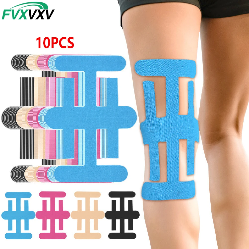 10PCS Knee Precut Kinesiology Tape, Flexible Contoured Compression Tape, Pre-Shaped Elastic Knee Support Bandage for Workout
10PCS Knee Precut Kinesiology Tape, Flexible Contoured Compression Tape, Pre-Shaped Elastic Knee Support Bandage for Workout