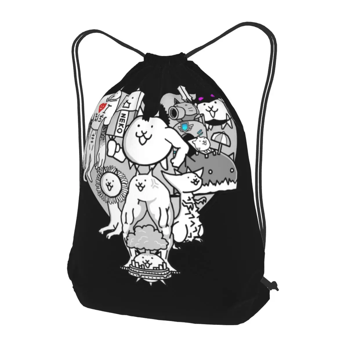 Battle Cats True Form Mural Backpacks Fashion Drawstring Bags Shoes Bag Book Bags for Man Woman School
Battle Cats True Form Mural Backpacks Fashion Drawstring Bags Shoes Bag Book Bags for Man Woman School