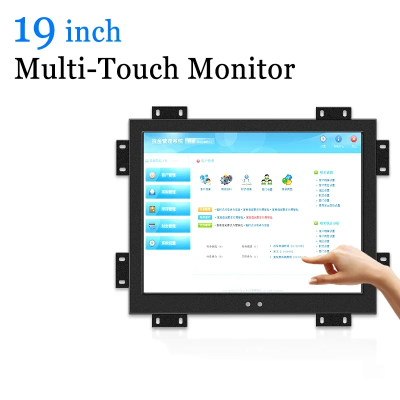 Защита IP65 19-дюймовый емкостный монитор с сенсорным экраном Мультисенсорный ЖК-монитор для ПК с VGA HDMI BNC AV-выходом
Защита IP65 19-дюймовый емкостный монитор с сенсорным экраном Мультисенсорный ЖК-монитор для ПК с VGA HDMI BNC AV-выходом