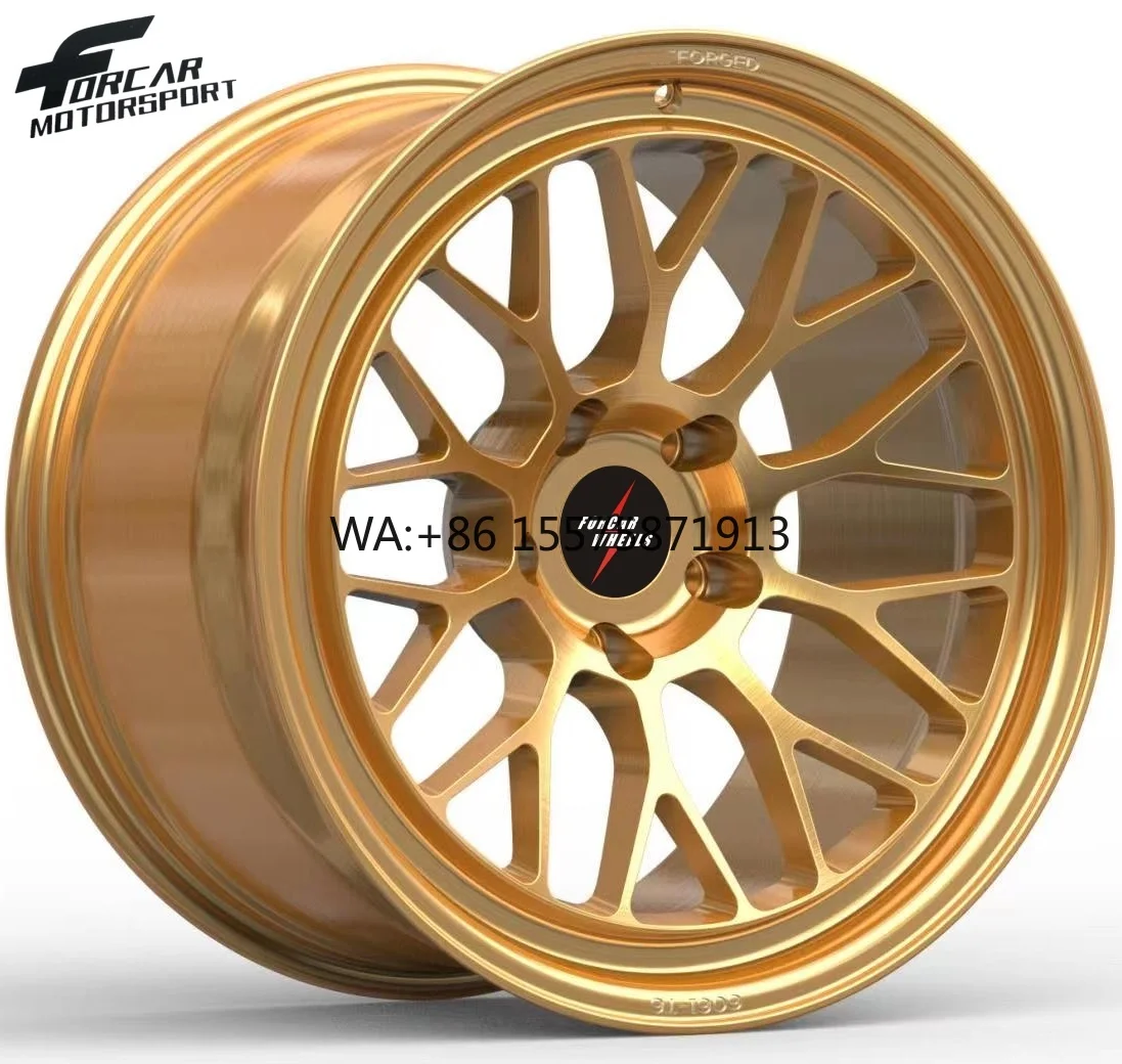 Forcar Passenger Car Golden Lighting Weight Factory Aftermarket 18 19 20 Inch T6061 5*112 5*114.3 5*120 Forged Wheels
Forcar Passenger Car Golden Lighting Weight Factory Aftermarket 18 19 20 Inch T6061 5*112 5*114.3 5*120 Forged Wheels