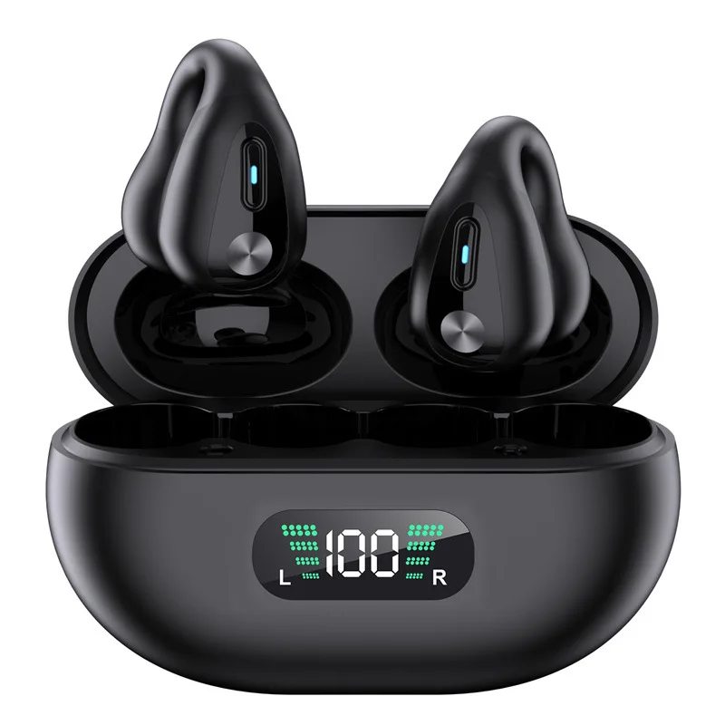 2024 New Ear clip bone conduction headphones TWS Earbuds Wireless Earphones HiFi Stereo Sports Waterproof Earhook Mic Earcuffs
2024 New Ear clip bone conduction headphones TWS Earbuds Wireless Earphones HiFi Stereo Sports Waterproof Earhook Mic Earcuffs