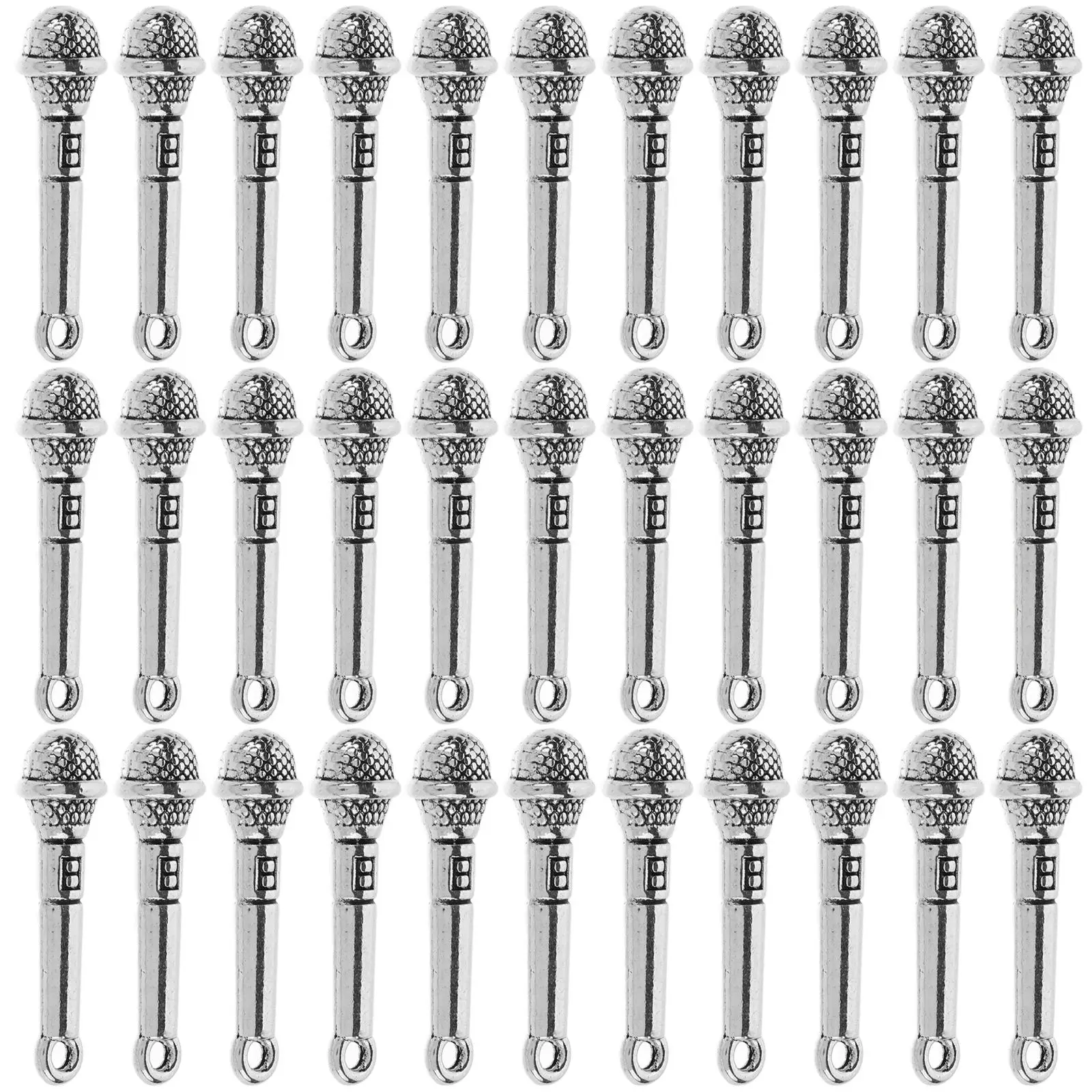 50pcs Mini Microphone Pendant Zinc Alloy Vintage Metal Charm Jewelry Necklace Bulk DIY Accessories for Crafting Projects
50pcs Mini Microphone Pendant Zinc Alloy Vintage Metal Charm Jewelry Necklace Bulk DIY Accessories for Crafting Projects