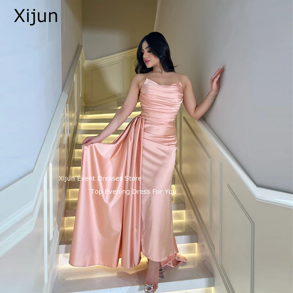 Xijun Baby Pink Prom Gowns Sleeveless Prom Dress Short Evening Dresses Formal Saudi Arabic 2023 For Women A-Line Party Dress
Xijun Baby Pink Prom Gowns Sleeveless Prom Dress Short Evening Dresses Formal Saudi Arabic 2023 For Women A-Line Party Dress