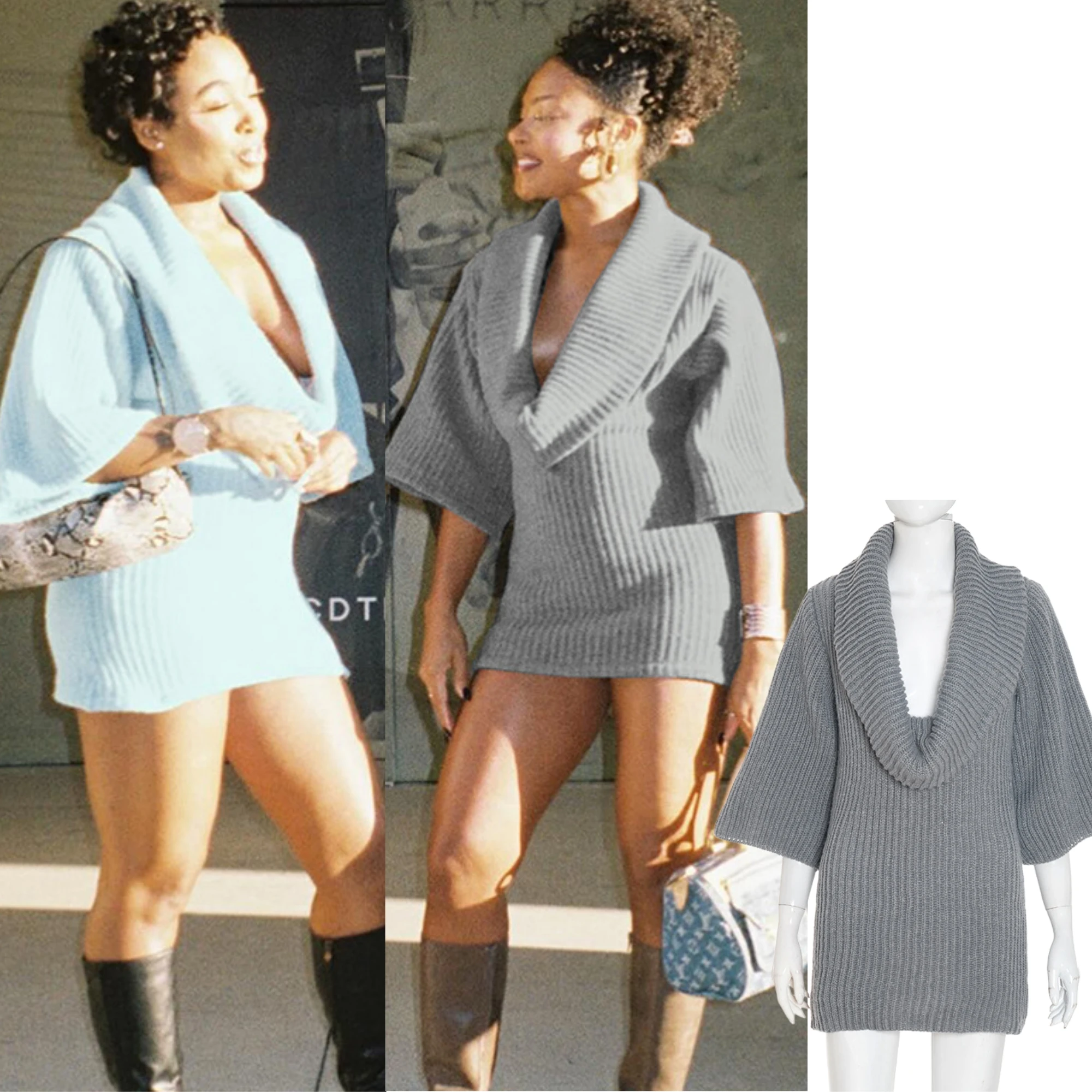 FAGADOER Autumn New Fashion Knit Bodycon Mini Dresses Women Solid Color Long Sleeve Deep V-neck Dress Female Streetwear Vestidos
FAGADOER Autumn New Fashion Knit Bodycon Mini Dresses Women Solid Color Long Sleeve Deep V-neck Dress Female Streetwear Vestidos