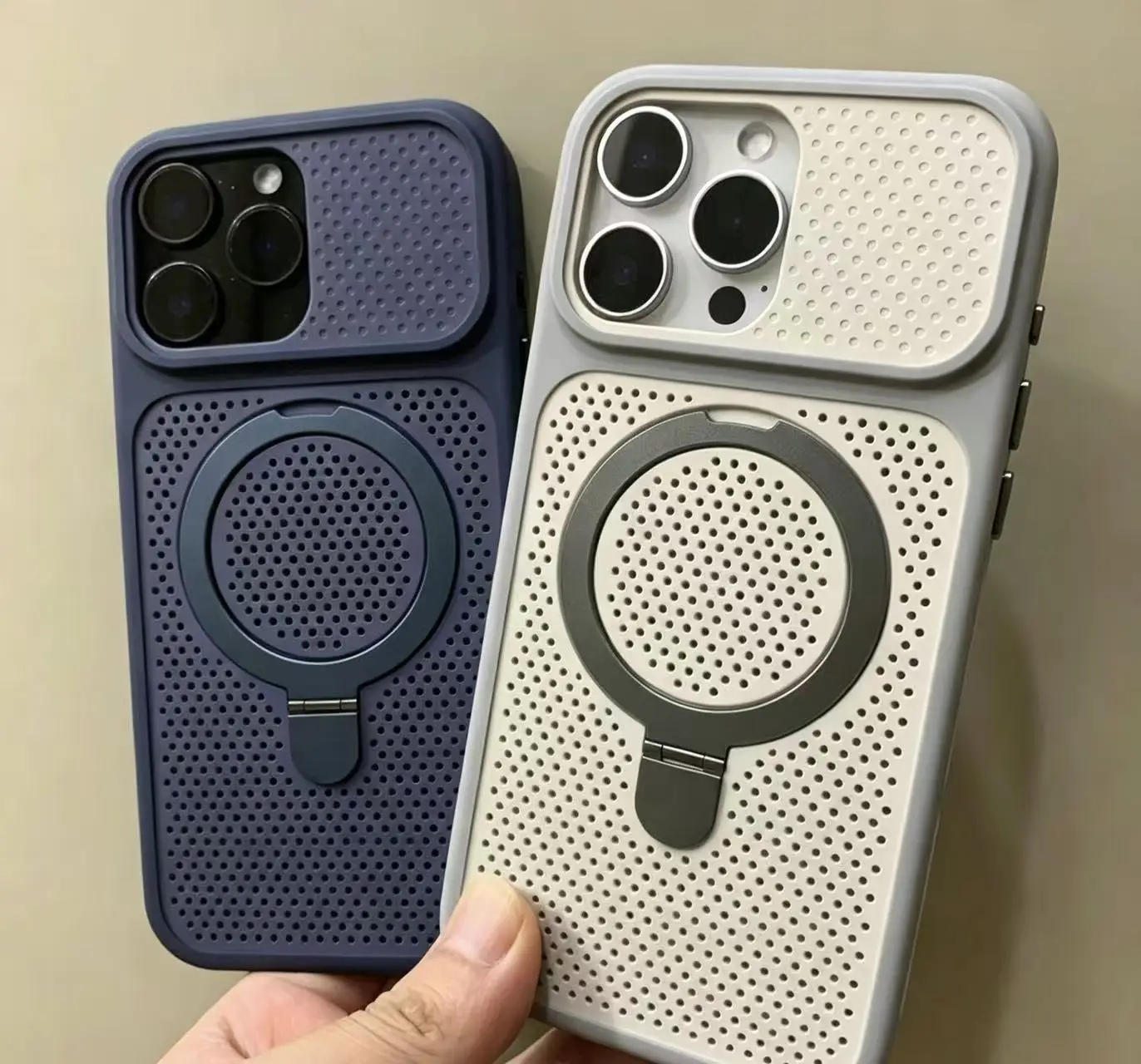 Fashion Dissipate Heat Rotating Magnetic Bracket Case for iPhone 17 16 15 Plus for Magsafe Matte Armor Cover 17 Pro Max
Fashion Dissipate Heat Rotating Magnetic Bracket Case for iPhone 17 16 15 Plus for Magsafe Matte Armor Cover 17 Pro Max