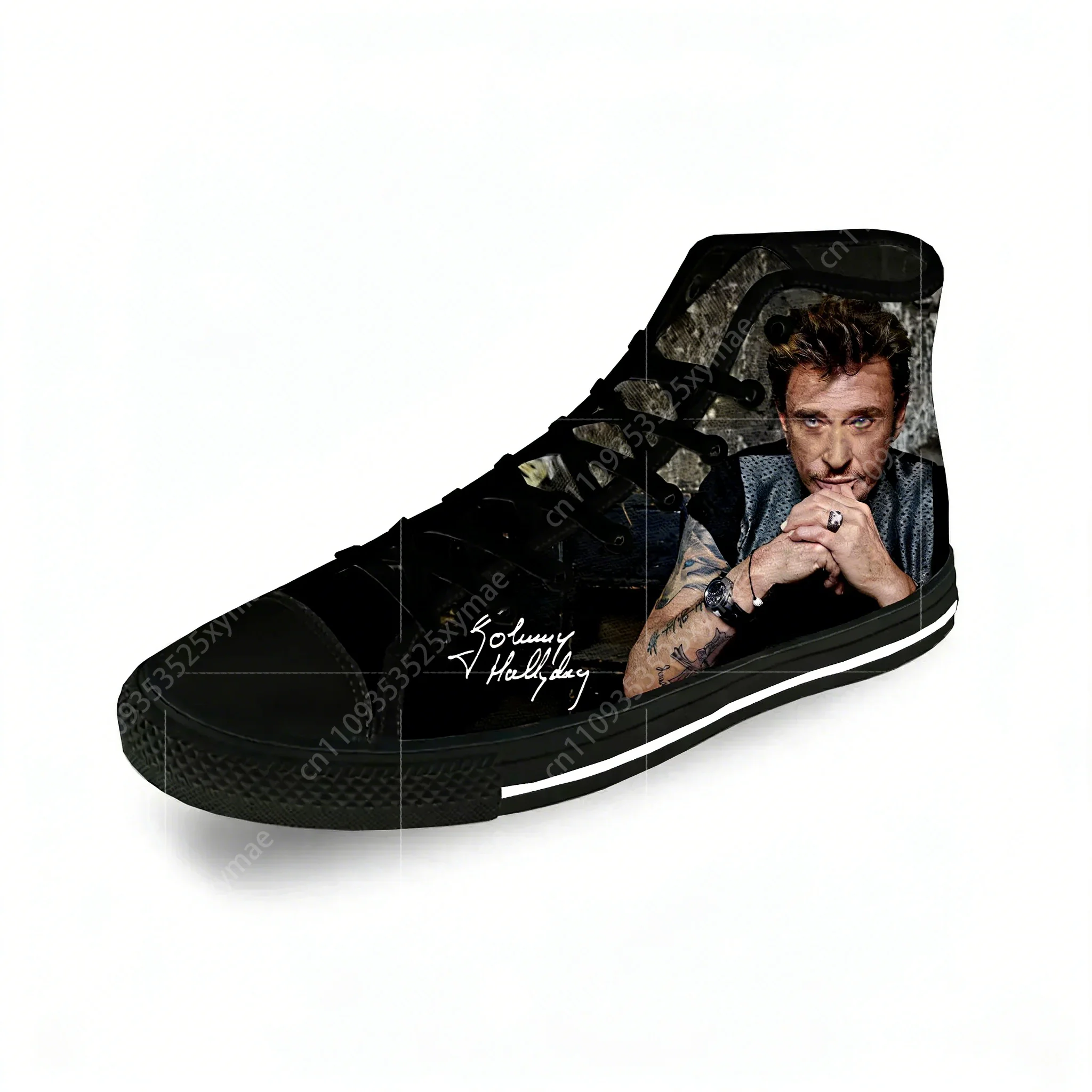 Johnny Hallyday Rock Star Lightweight Cloth 3D Print Funny Fashion High Top Canvas Shoes Men Women Casual Breathable Sneakers
Johnny Hallyday Rock Star Lightweight Cloth 3D Print Funny Fashion High Top Canvas Shoes Men Women Casual Breathable Sneakers