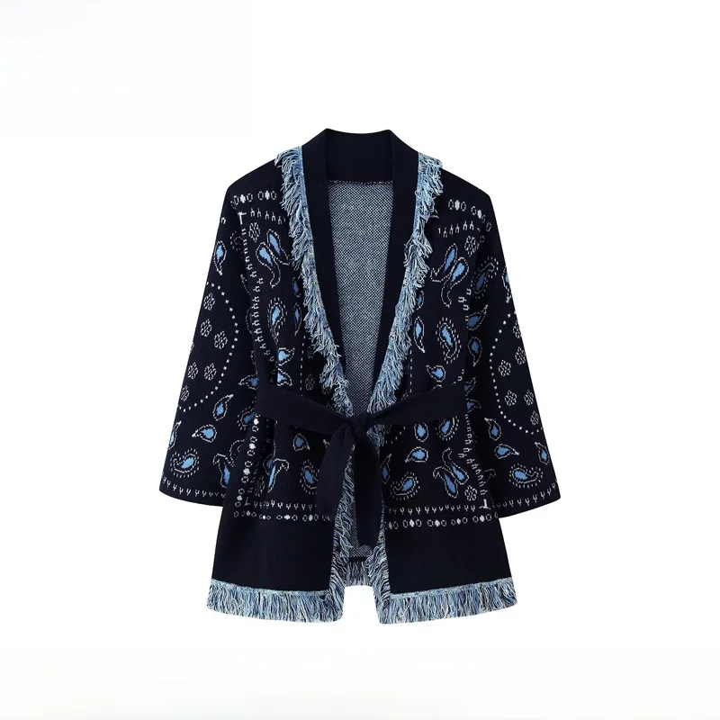 EVEA New Women's Fashion Knitted Fringe Shawl Cardigan Outerwear Polyester Fiber 100% Autumn Season Quality Versatile
EVEA New Women's Fashion Knitted Fringe Shawl Cardigan Outerwear Polyester Fiber 100% Autumn Season Quality Versatile