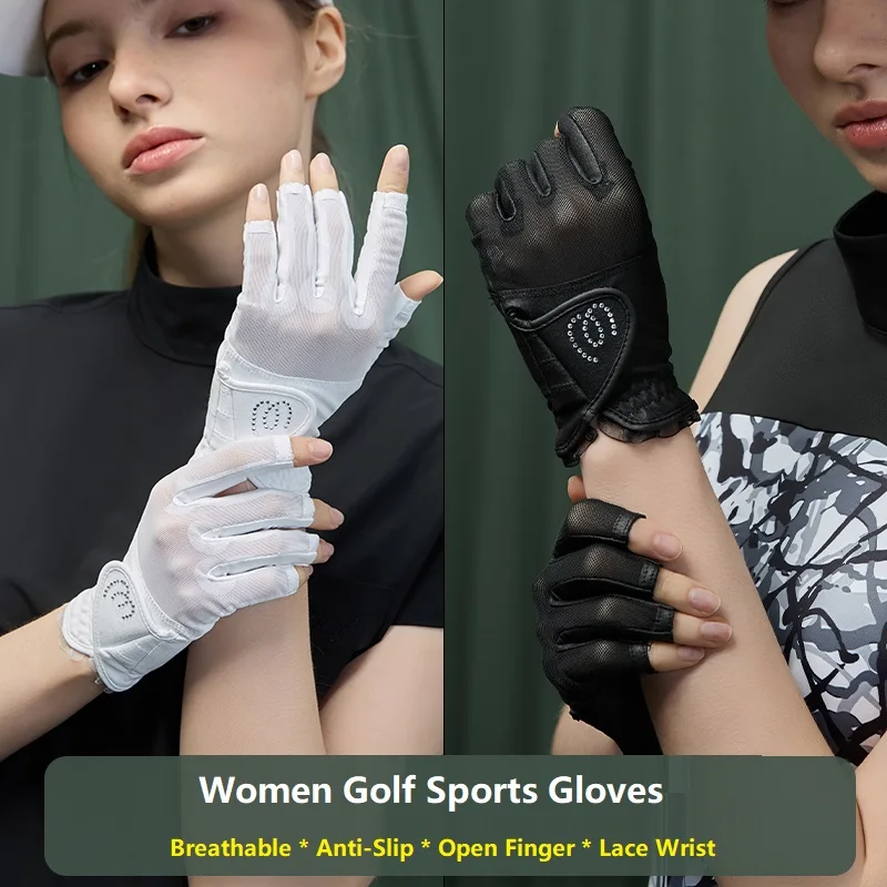MG Open Finger Golf Gloves Women Hands Fashion Breathable Golf Mittens Left Right Hand Sunscreen Gloves Lace Ruffle Handcover
MG Open Finger Golf Gloves Women Hands Fashion Breathable Golf Mittens Left Right Hand Sunscreen Gloves Lace Ruffle Handcover