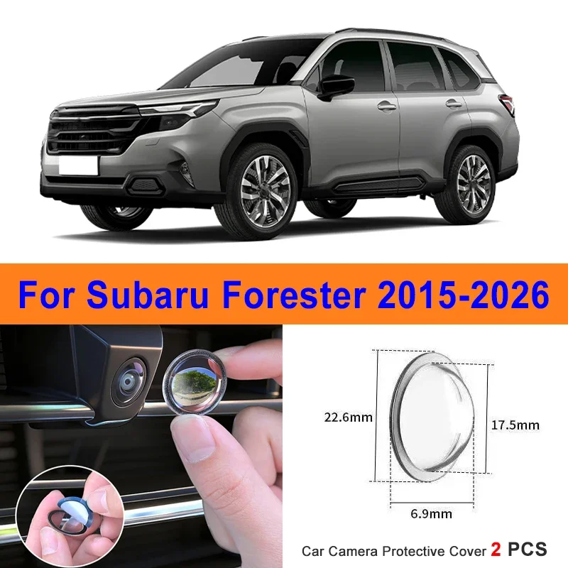 360 Reverse Image Car Camera Cover Anti-Scratch PC Lens Protector Stickers For Subaru Forester 2015-2026 2Pcs
360 Reverse Image Car Camera Cover Anti-Scratch PC Lens Protector Stickers For Subaru Forester 2015-2026 2Pcs